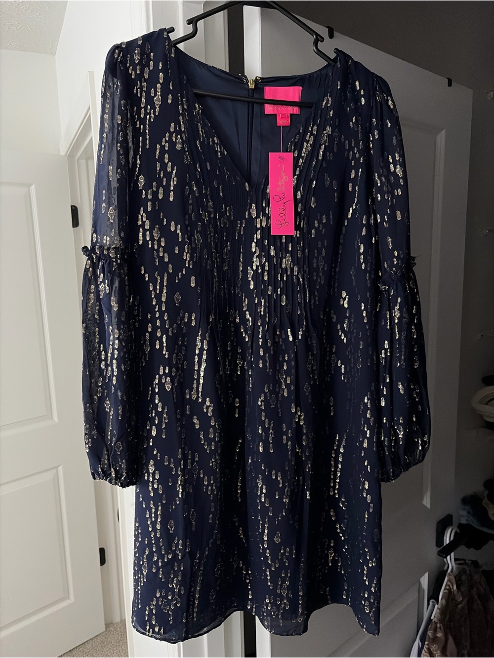 Lilly Pulitzer Cleme Long Sleeve Silk dress